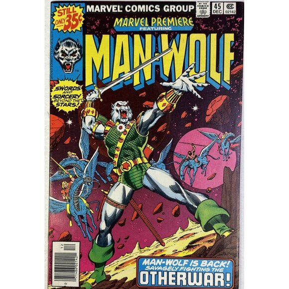 1978 Vol 1 No 45 Man-Wolf Otherwar signed by George Perez on the first page